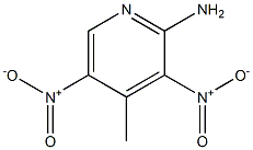 2-Amino-3,5-dinitro-4-methylpyridine Struktur