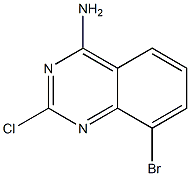 8-bromo-2-chloroquinazolin-4-amine
 Struktur