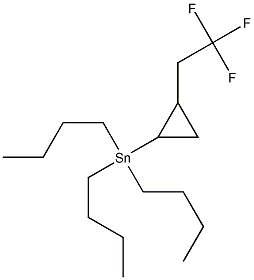 Tributyl(2-(2,2,2-trifluoroethyl)cyclopropyl)stannane Struktur