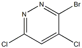 3-bromo-4,6-dichloropyridazine Struktur