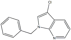 1-Benzyl-3-chloro-7-azaindole Struktur