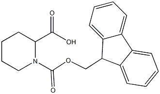 Fmoc-DL-Piperidine-2-carboxylic acid Struktur