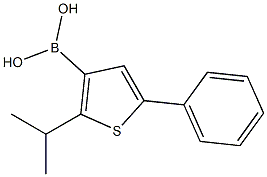 2-isopropyl-5-phenylthiophene-3-boronic acid Struktur