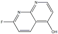 4-Hydroxy-7-fluoro-[1,8]naphthyridine Struktur