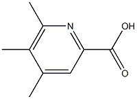 4,5,6-Trimethylpyridine-2-carboxylic acid Struktur