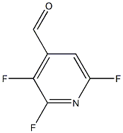 2,3,6-Trifluoropyridine-4-carboxaldehyde Struktur