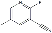 3-Cyano-2-fluoro-5-methylpyridine Struktur