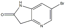 6-Bromo-1,3-dihydro-pyrrolo[3,2-b]pyridin-2-one Struktur