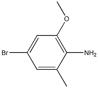 4-bromo-2-methyl-6-methoxyaniline Struktur