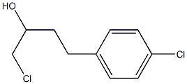 1-chloro-4-(4-chlorophenyl)butan-2-ol Struktur