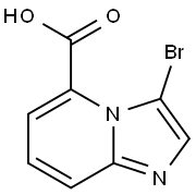 3-bromoimidazo[1,2-a]pyridine-5-carboxylic acid Struktur