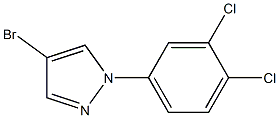 4-bromo-1-(3,4-dichlorophenyl)-1H-pyrazole Struktur