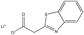 lithium 2-(benzo[d]thiazol-2-yl)acetate Struktur