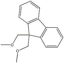 9,9-bis(methoxymethyl)-9H-fluorene Struktur