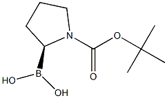 N-Boc-pyrrolidin-2-(S)-ylboronic acid Struktur