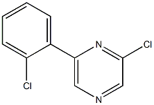 2-chloro-6-(2-chlorophenyl)pyrazine Struktur