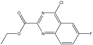 ethyl 4-chloro-6-fluoroquinazoline-2-carboxylate Struktur