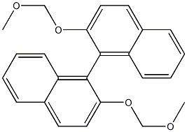 S-2,2'-Bis(methoxymethoxyl)-1,1'-binaphthyl Struktur