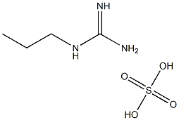 N-propylguanidine sulfate Struktur