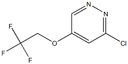 5-(2,2,2-trifluoroethoxy)-3-chloropyridazine Struktur