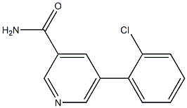 5-(2-chlorophenyl)pyridine-3-carboxamide Struktur