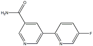 5-(5-fluoropyridin-2-yl)pyridine-3-carboxamide Struktur