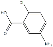 5-aMino-o-chlorobenzoic acid Struktur