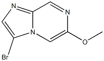 3-broMo-6-MethoxyiMidazo[1,2-a]pyrazine Struktur