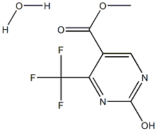 Methyl 2-hydroxy-4-(trifluoroMethyl)pyriMidine-5-carboxylate hydrate, 97% Struktur