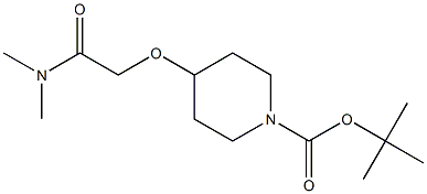 2-(1-Boc-4-piperidinyloxy)-N,N-diMethylacetaMide, 96% Struktur