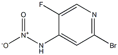 2-broMo-5-fluoro-N-nitropyridin-4-aMine Struktur