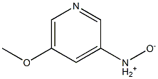 3-aMino-5-Methoxypyridine n oxide Struktur