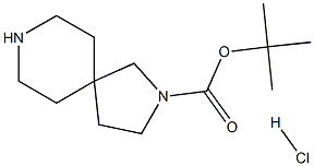 2-Boc-2,8-Diazaspiro[4.5]decane hydrochloride Struktur