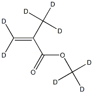 Methacrylic acid-methyl ester D8 Struktur