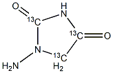 1-Aminohydantoin (2,4,5-13C3) Struktur