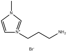 1-aminopropyl-3-methylimidazolium Bromide Struktur