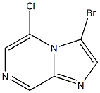 3-Bromo-5-chloroimidazo[1,2-a]pyrazine Struktur