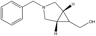 [(1R,5S,6R)-3-Benzyl-3-azabicyclo[3.1.0]hexan-6-yl]methanol Struktur