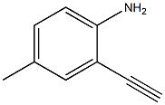 2-Ethynyl-4-methylaniline Struktur