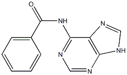 6-(Benzoylamino)-9H-purine Struktur