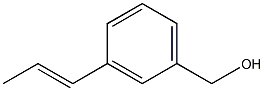 (E)-(3-(prop-1-enyl)phenyl)Methanol Struktur