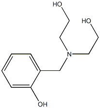 2-Hydroxybenzyldiethanolamine Struktur