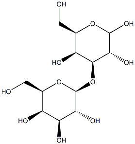 3-O-(b-D-Galactopyranosyl)-D-galactopyranose Struktur