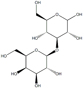 3-O-(b-D-Galactopyranosyl)-D-glucopyranose Struktur