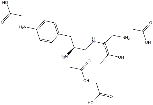 S-2-(4-Aminobenztl)-diethylenetriamine pentaacetic acid Struktur