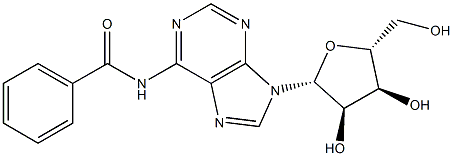 N6-Benzoyl-L-adenosine Struktur