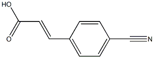 p-Cyanocinnamic acid Struktur