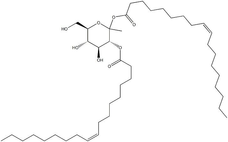 Methyl glucoside dioleate Struktur