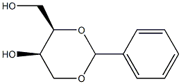 2,4-O-Benzylidene-D-threitol Struktur