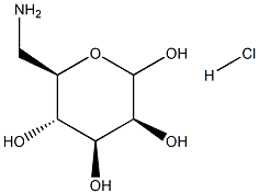 6-Amino-6-deoxy-D-mannopyranose hydrochloride Struktur